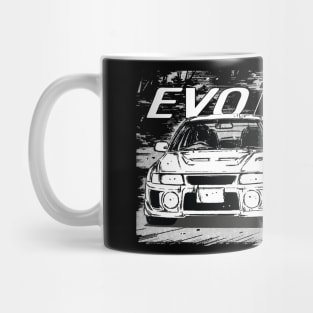 initial d lan evo 5 powerslide drift jdm Mug